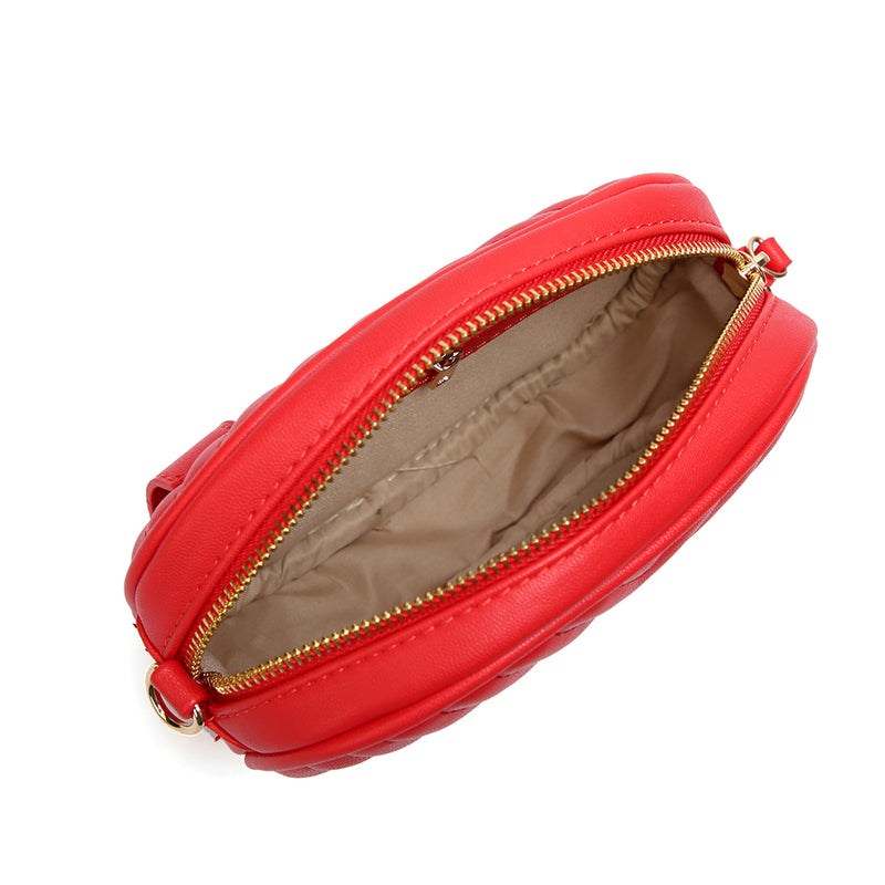 Balin Belt Crossbody Bag -Red