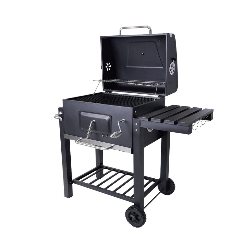 Large Charcoal Trolley Bbq Grill