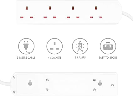 Benross 4way 3m Extension Lead