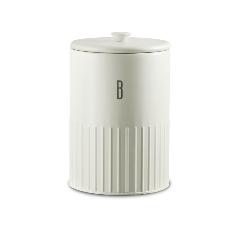 Lewis's Biscuit Canister - Cream