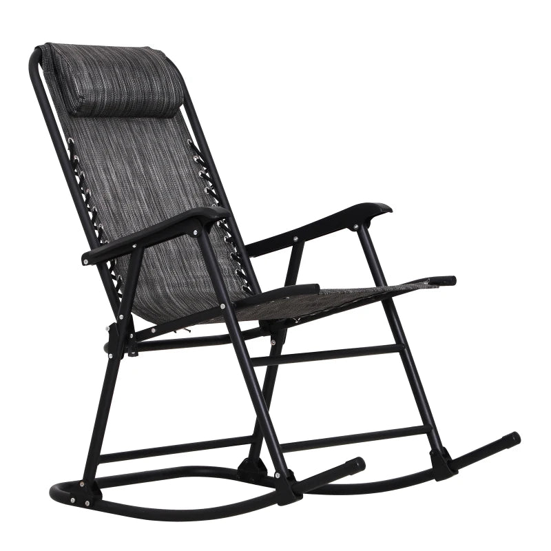 Plastic folding store rocking chair