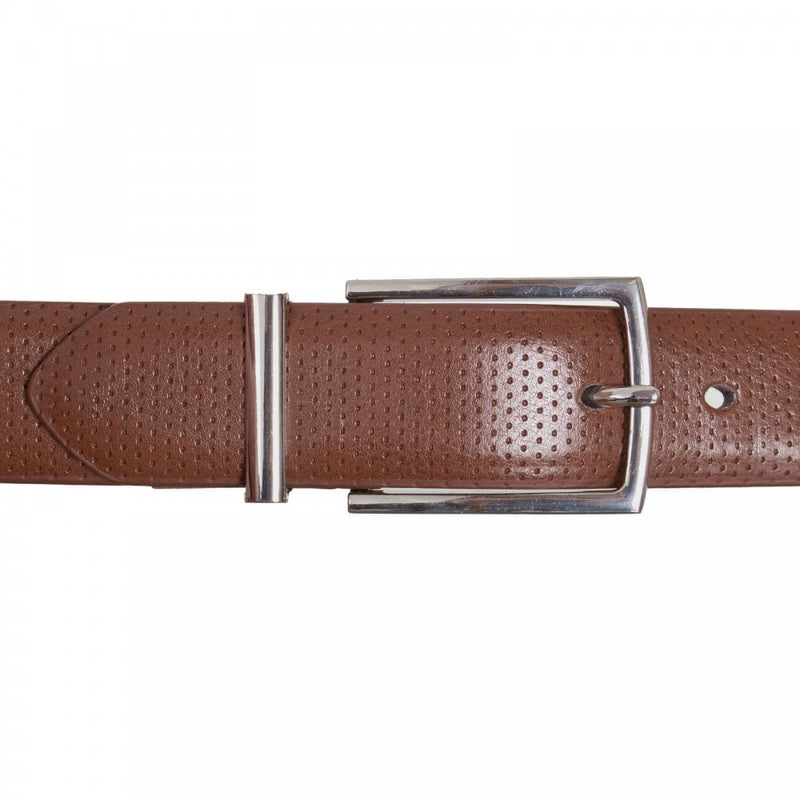 Carabou Leather Belt- Brown