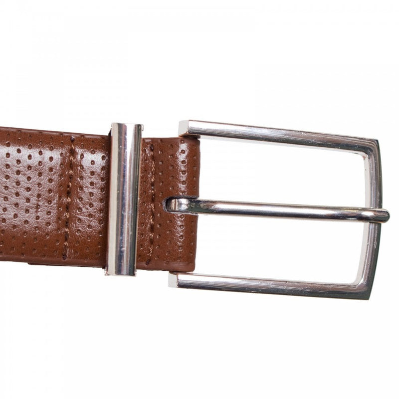 Carabou Leather Belt- Brown