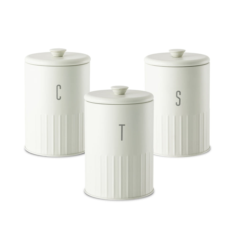 Lewis's Kitchen Canisters - Cream