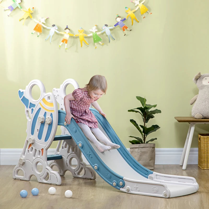 AIYAPLAY Children's  Slide for 1.5-3 Years Old,  - blue and Grey