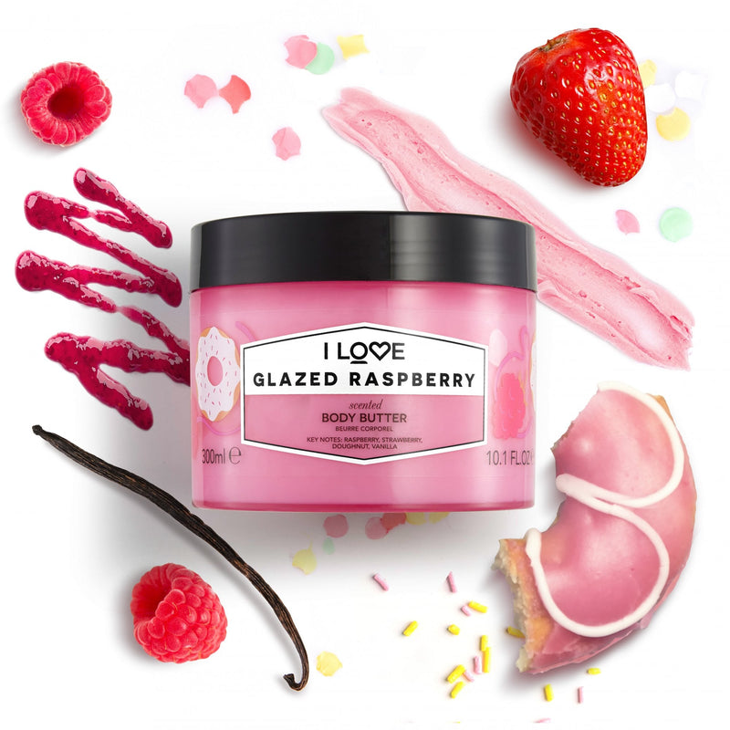 I Love Signature Indulgent Body Butter 330ml Glazed Raspberry