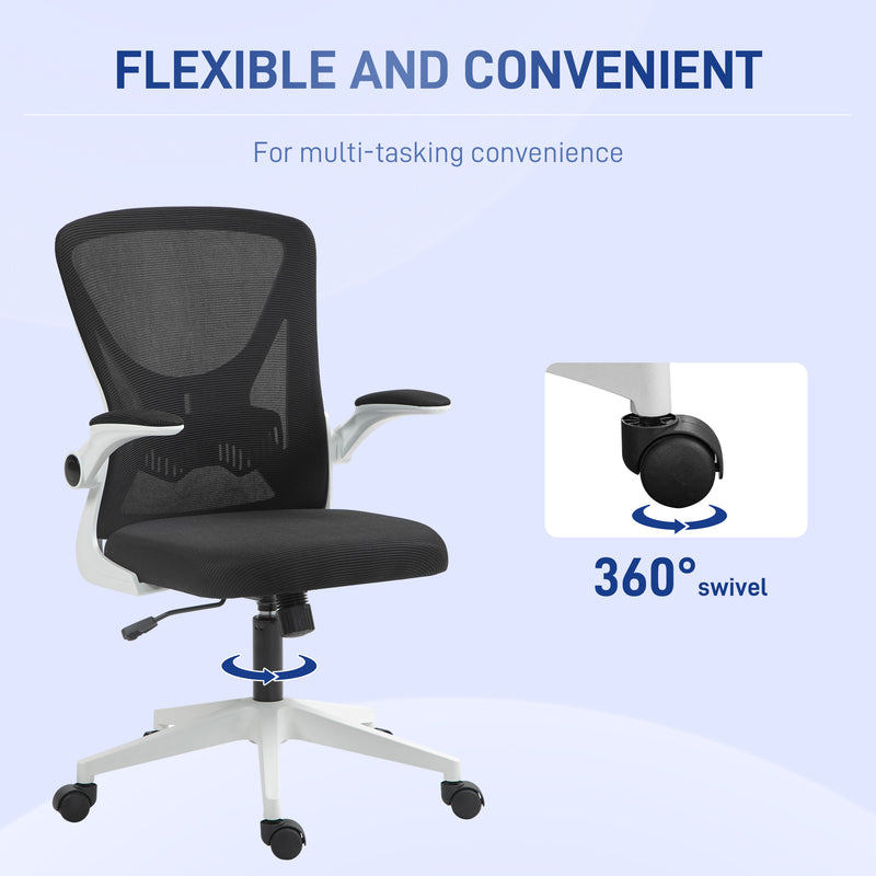 Vinsetto Mesh Office Chair Computer Chair with Swivel Wheels for Home Office