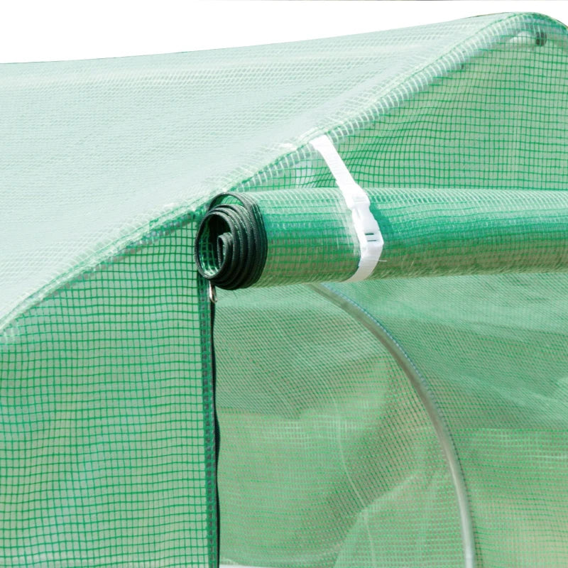 Outsunny Greenhouse Tunnel 6 x 3 m - Green