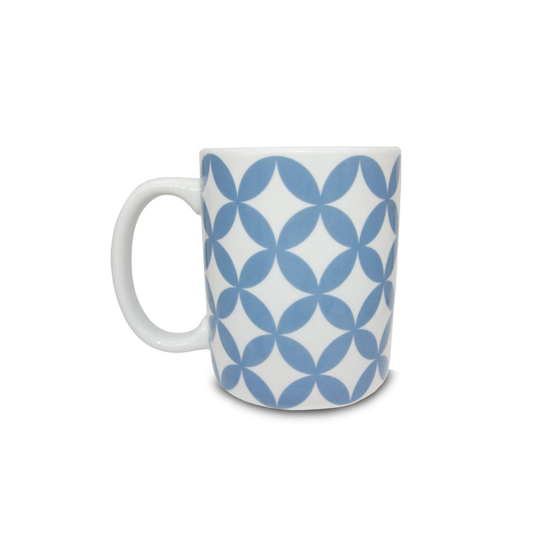 Lewis's Geometric Denim Mug