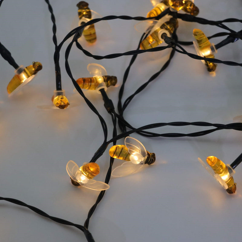 50 LED Bee Design Solar String Lights