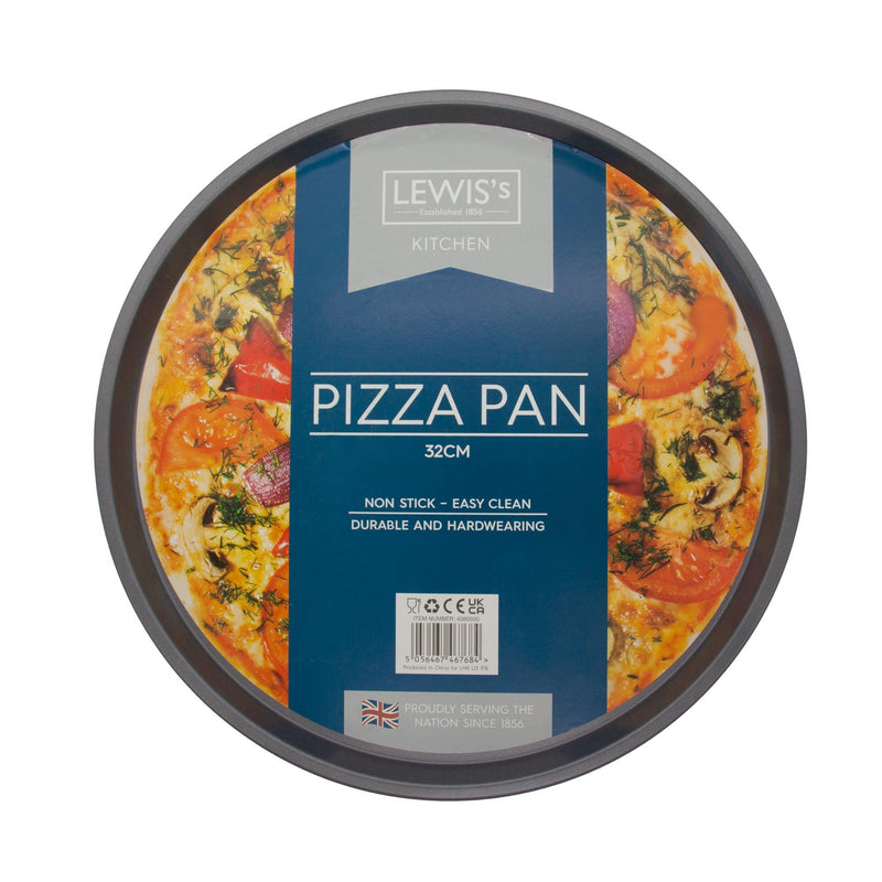 Lewis's Non-Stick Pizza Pan 12.5 Inch