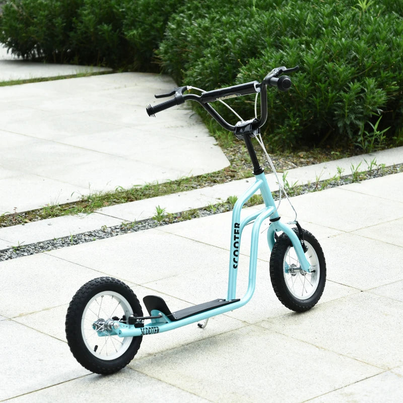 HOMCOM Teen Kids Stunt Scooter -  Blue