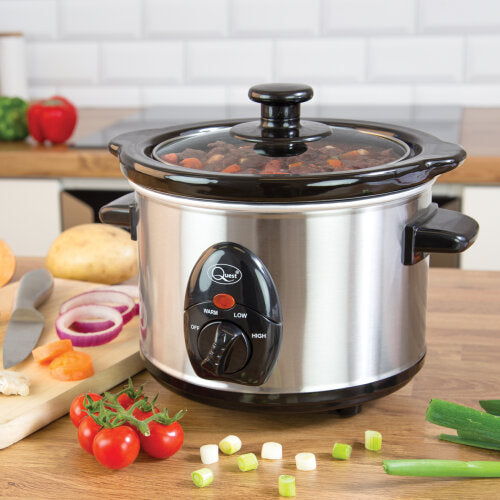 Quest 5L Stainless Steel Slow Cooker