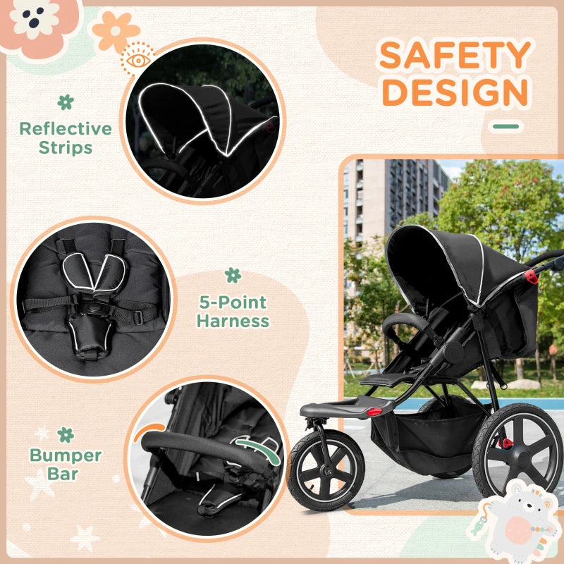 Three wheeler outlet pushchair