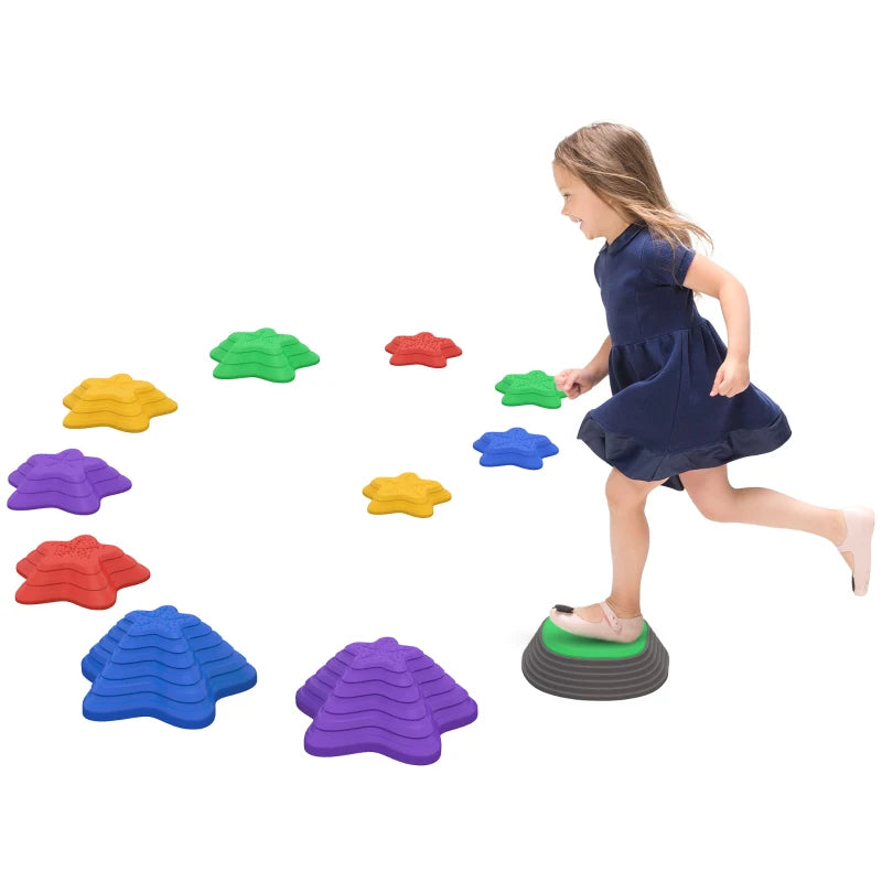 ZONEKIZ 11 Piece Balance Stepping Stones