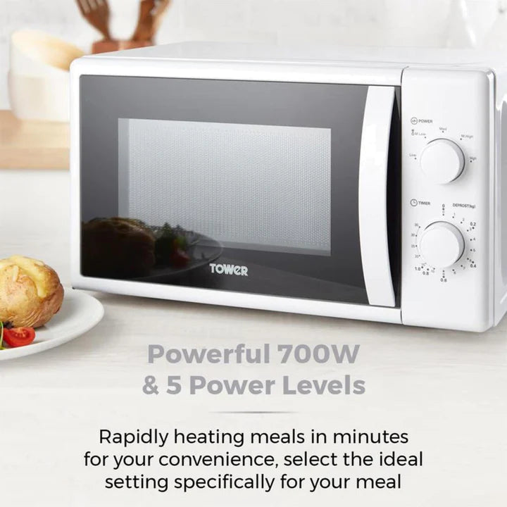 Tower Microwave Microwave 20L 700W  - White