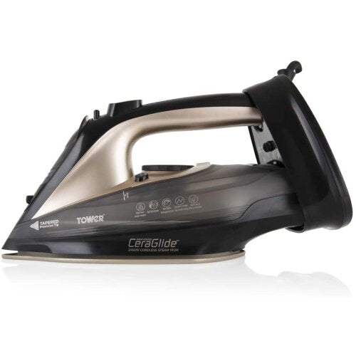 Tower Ceraglide Cord Cordless Iron 2400w  - Black