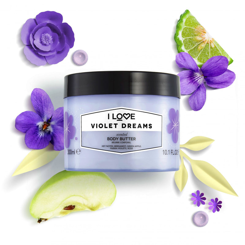 I Love Signature Indulgent Body Butter 330ml Violet Dreams