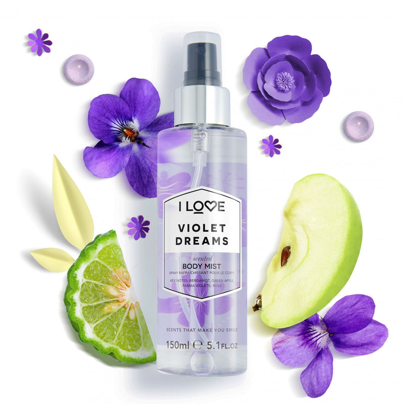 I Love Signature Body Mist 165ml Violet Dreams