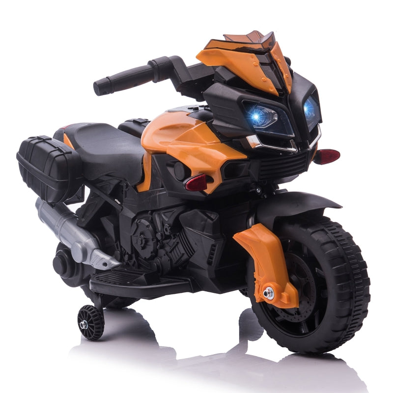 HOMCOM Kids Electric Ride On Motorcyle 6V - Orange