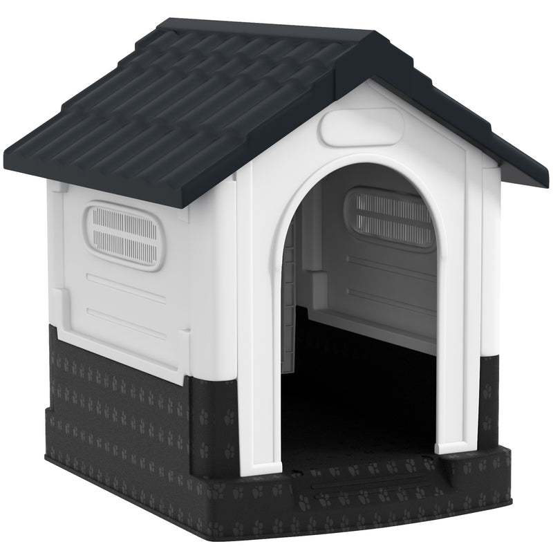 PawHut Dog Kennel for Outside, Grey