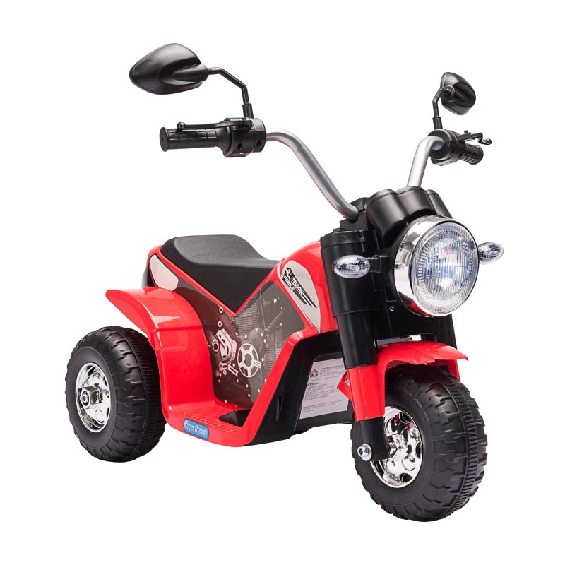 HOMCOM Kids Electric Ride On Motorcycle Bike - Red