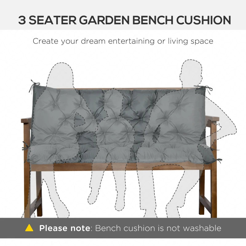 3 seater clearance garden bench cushion