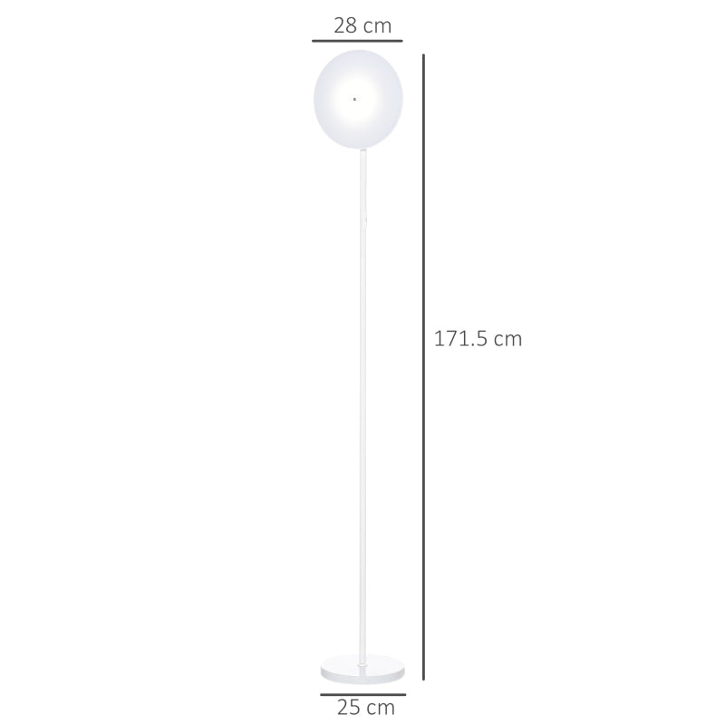 Homcom Tall Floor Lamp 171cm - White