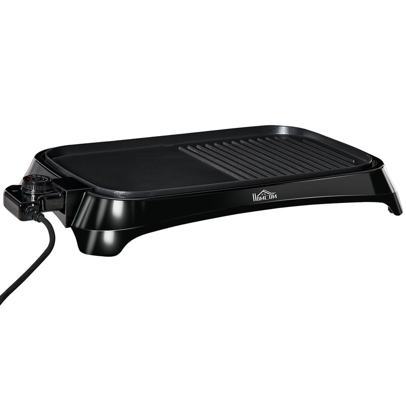 HOMCOM Electric Griddle - Black 53.5L x 31W x 8H cm