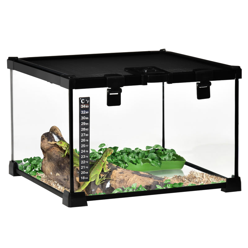 Reptile Tortoise Horned Frog Lizard Snake Thermometer Terrarium