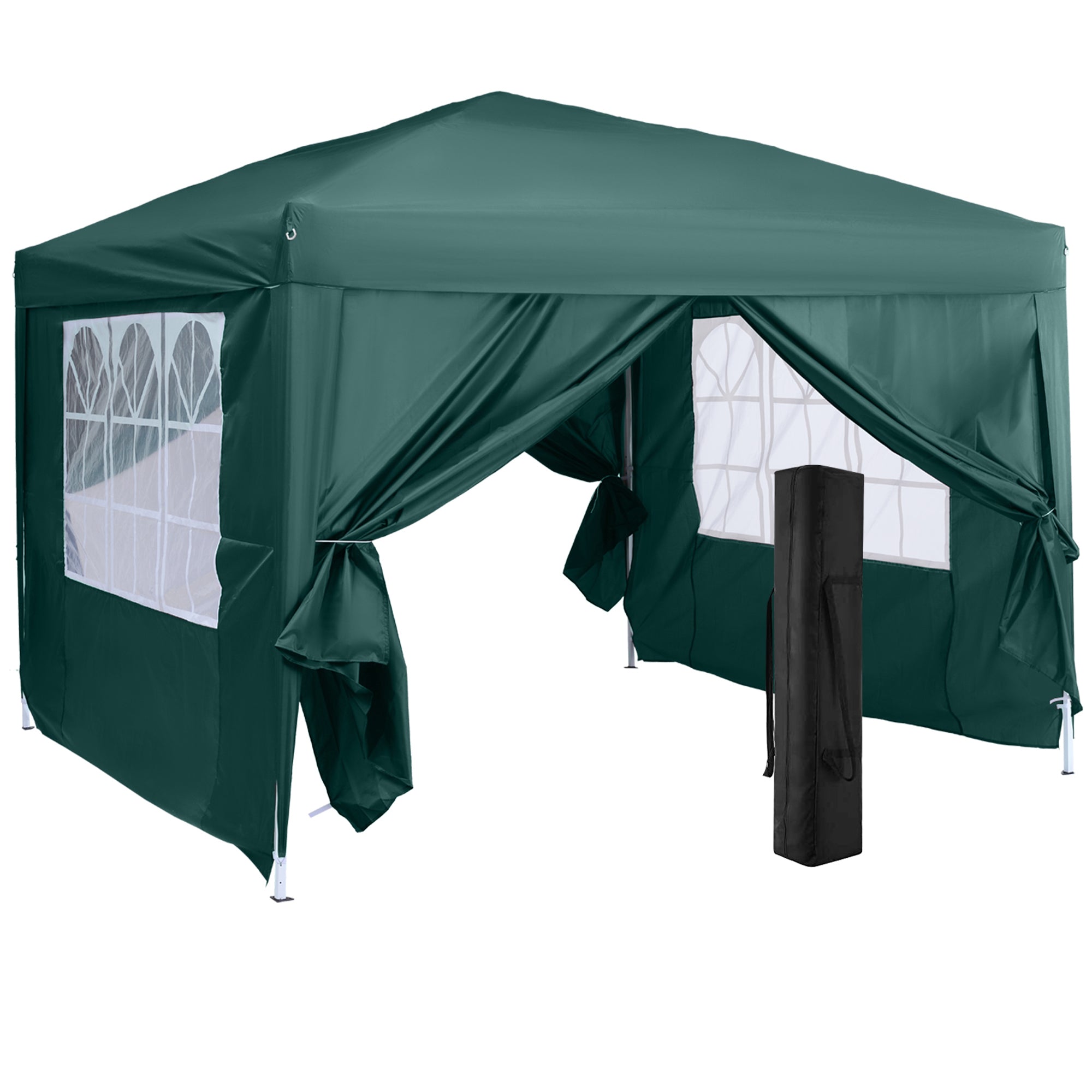 Outsunny Gazebo 3m x 3m Green