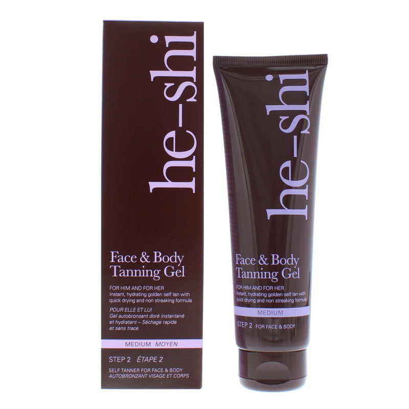 He-Shi Face & Body Medium Tanning Gel 150ml