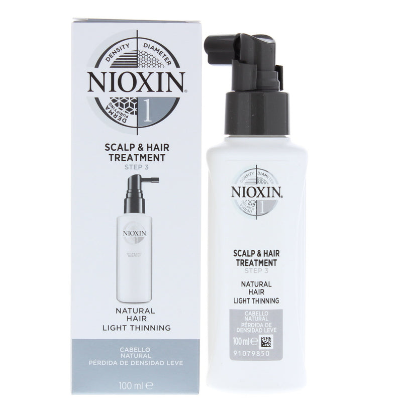 Nioxin 1 Natural Hair Light Thinning Scalp  Hair Treatment 100ml