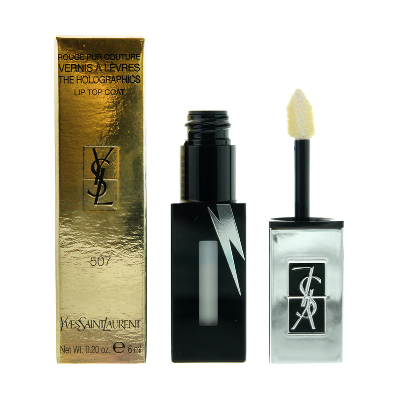 Yves Saint Laurent The Holographics Lip Top Coat 507 White Liquid Lips