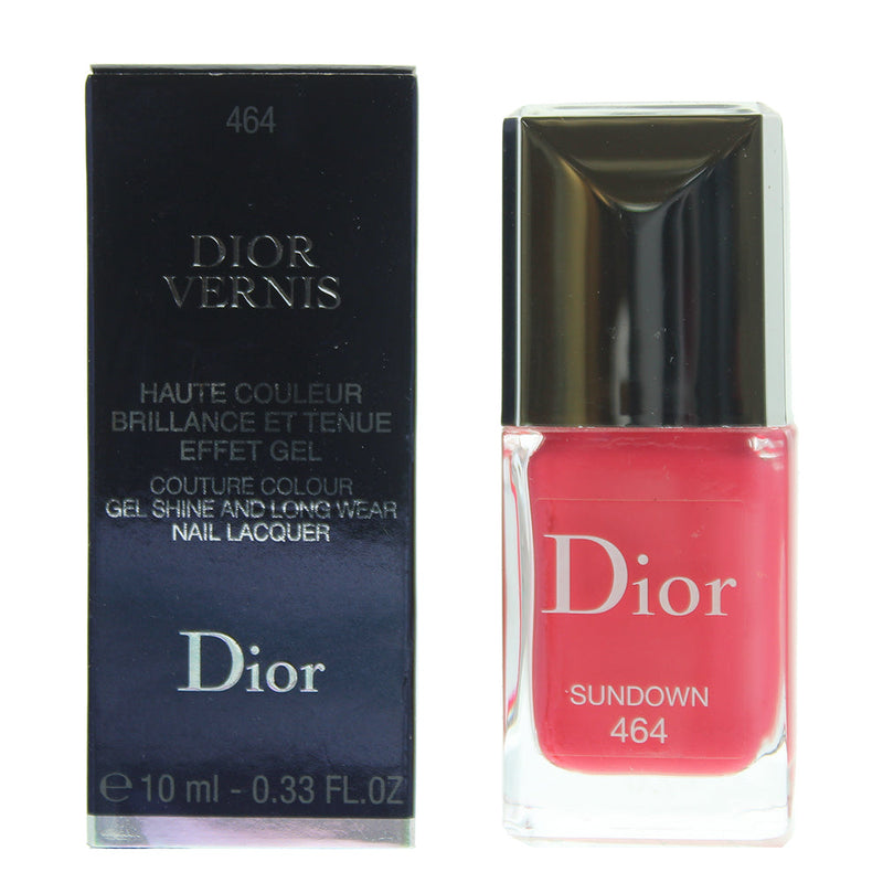 Dior Dior Vernis Couture Colour Gel Shine And Long Wear 464 Sundown Nail Polish 10ml