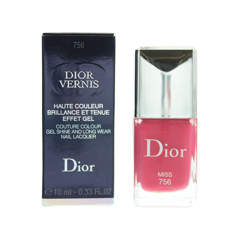 Dior Dior Vernis Couture Colour Gel Shine And Long Wear 756 Miss Nail Polish 10ml