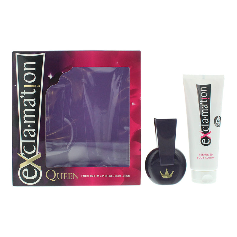 Coty Ex'cla·Ma'tion Queen 2 Piece Gift Set: Eau De Parfum 30ml - Body Lotion 115ml