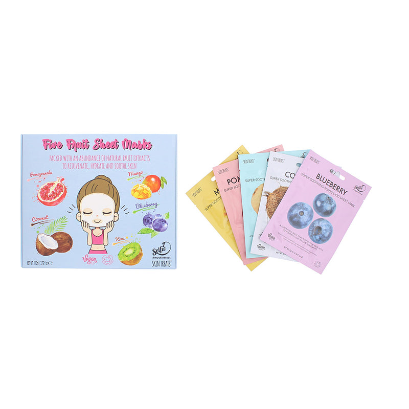 Skin Treats  5 Pack Sheet Mask Box Face Mask