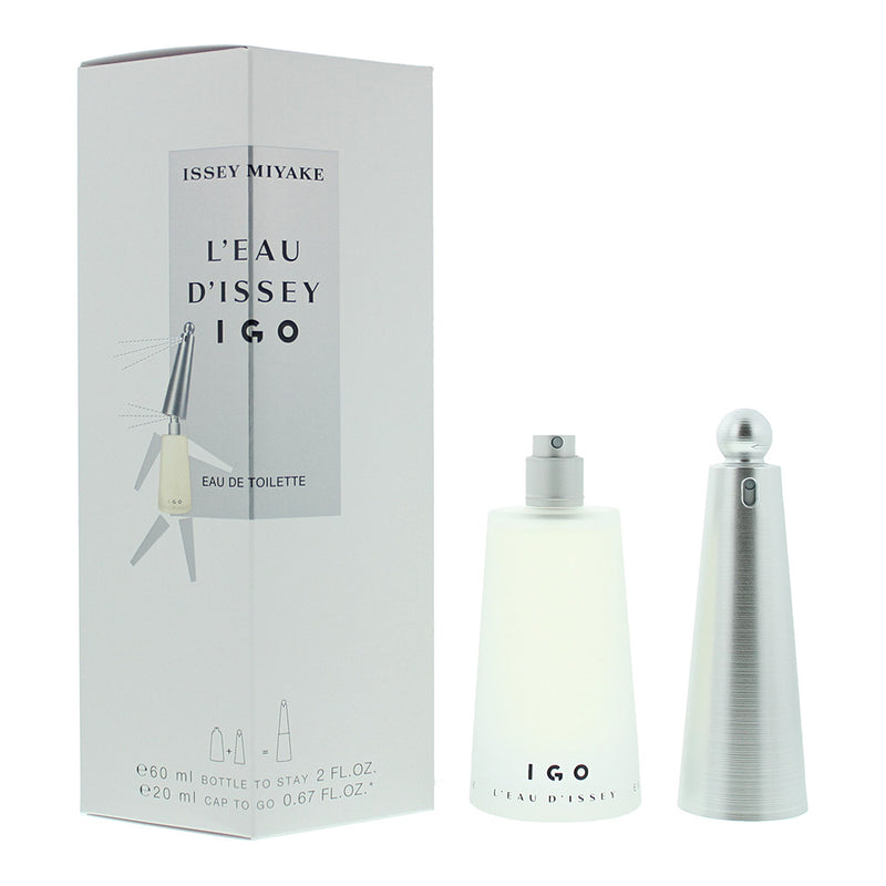 Issey Miyake L'eau D'issey IGO Eau De Toilette 60ml Bottle + 20ml Cap To Go