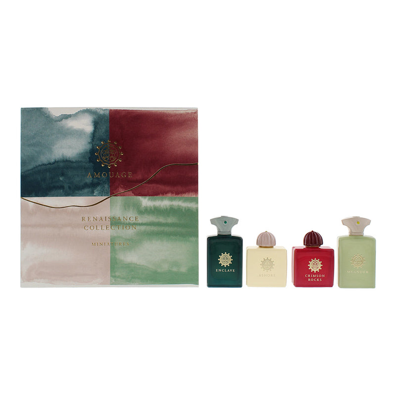 Amouage Renaissance Collection Miniature Gift Set Eau de Parfum 4 x 7.5ml-Crimson Rocks/Ashore/Meander/Enclave