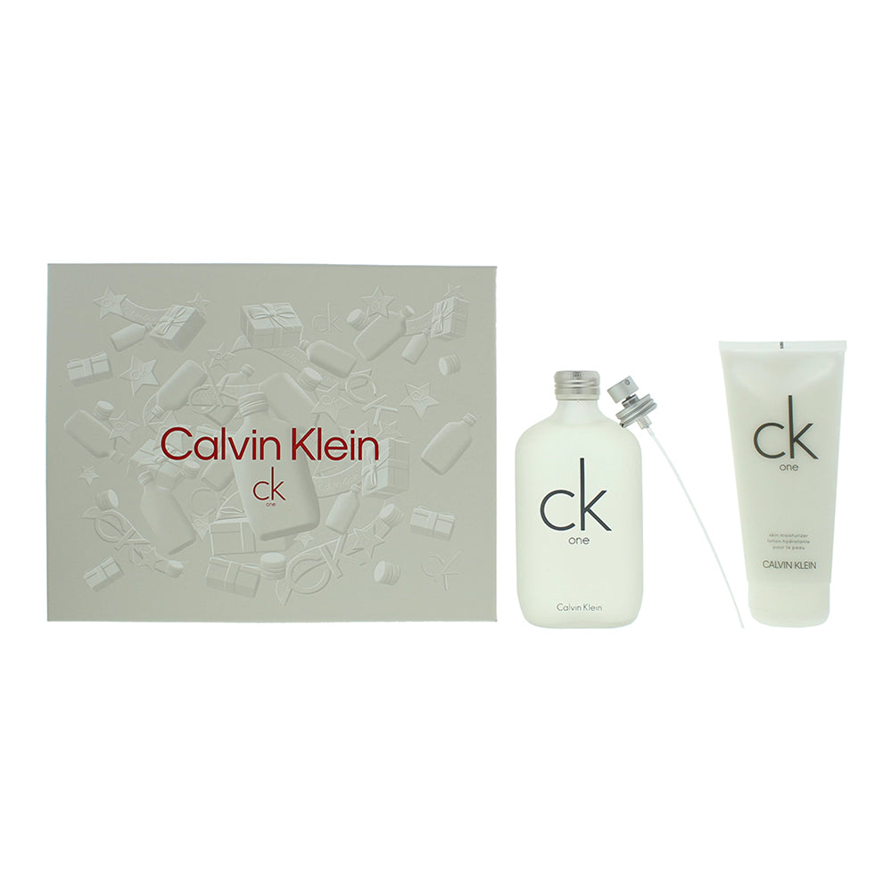 Calvin Klein Ck One 2 Piece Gift Set: Eau de Toilette 200ml - Body Lot