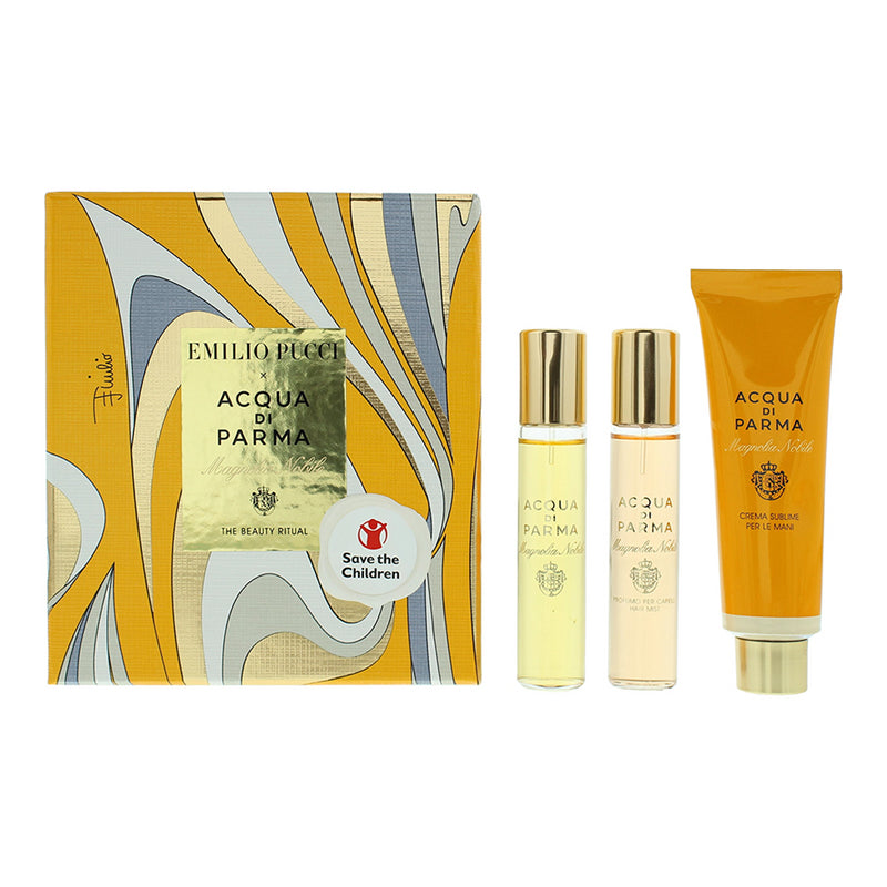 Acqua Di Parma Emilio Pucci Colonia Eau De Cologne 3-Pcs Set / New With Box