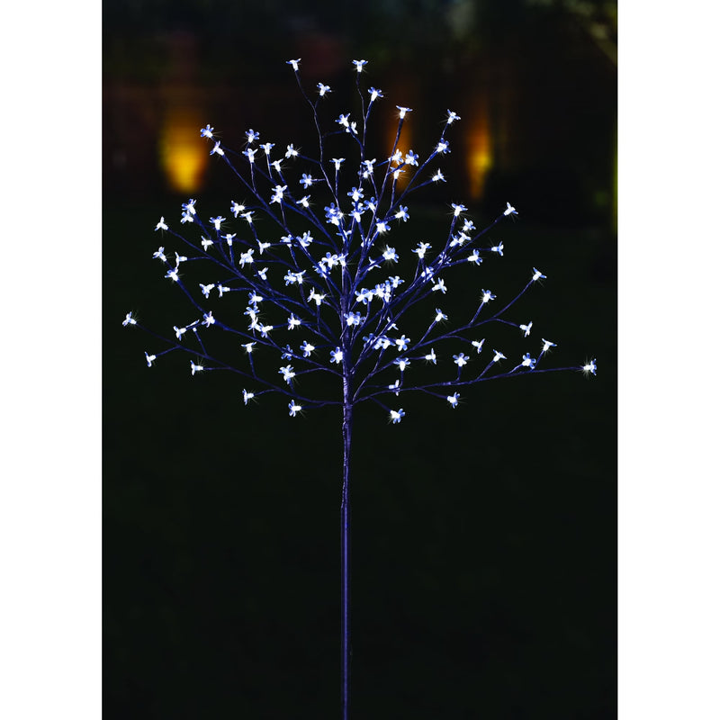 4ft Solar Blossom Tree White