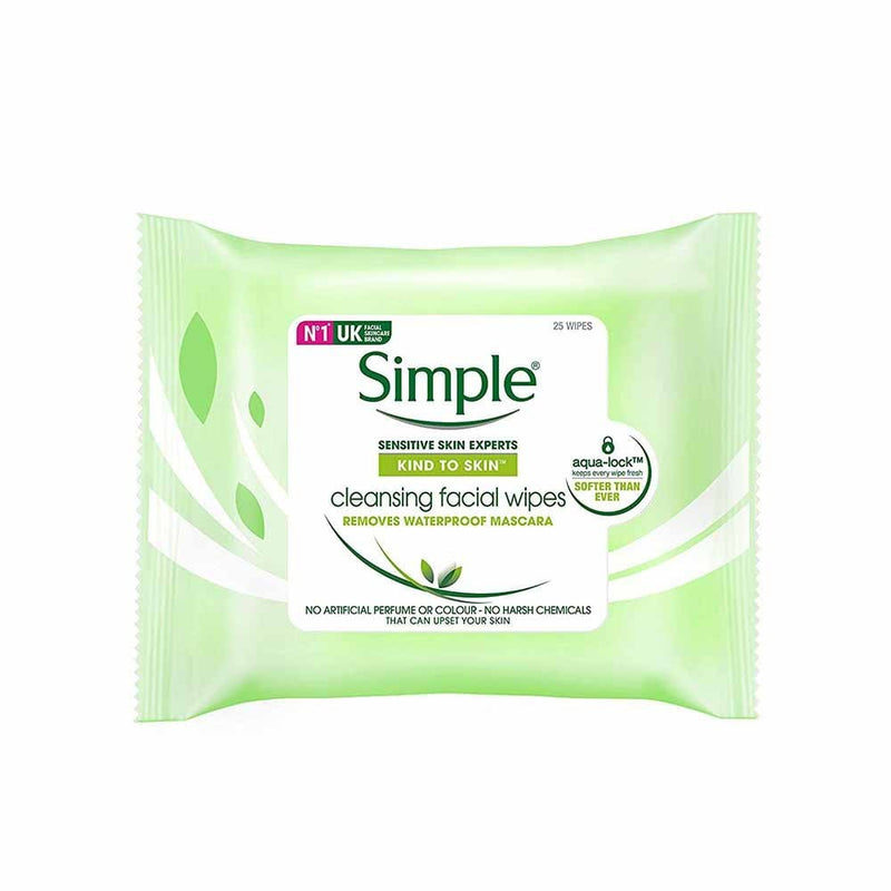 Simple Cleansing Wipes - 25 PCs