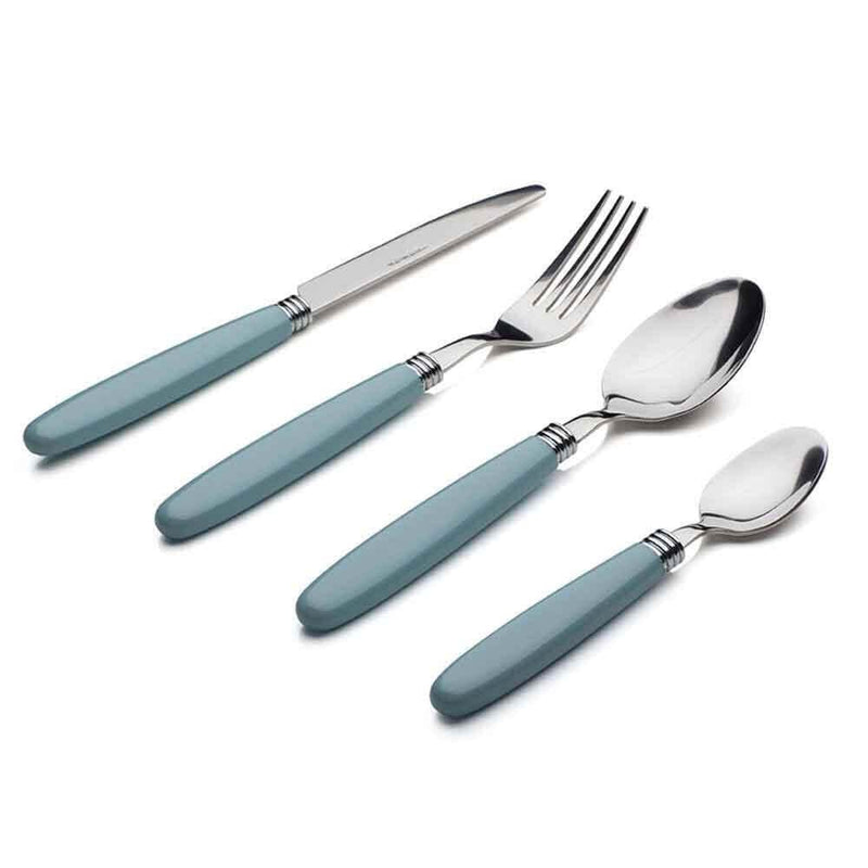 16 Piece Elkie Blue Cutlery Set