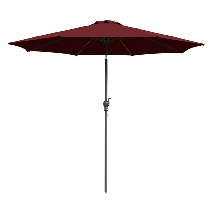 2.7M Wine Parasol with Crank & Tilt