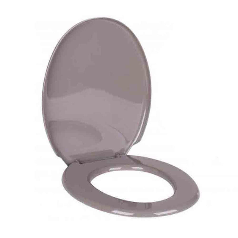 Plastic Taupe Toilet Seat