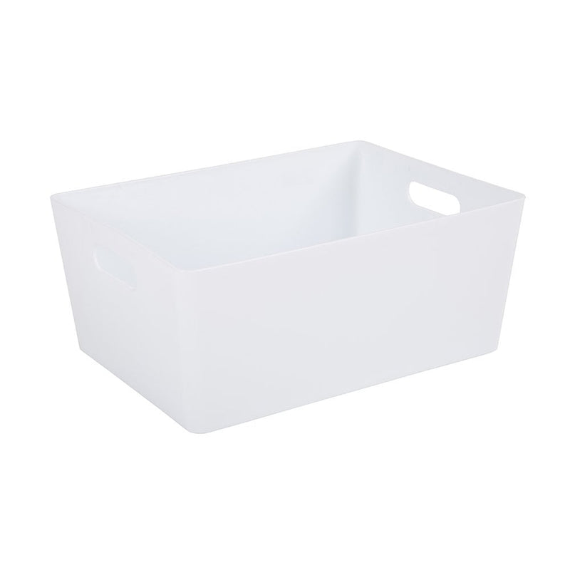 White Studio Storage Basket