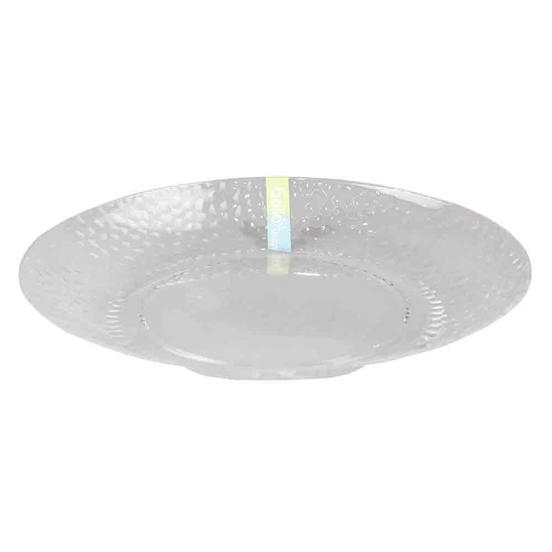 Clear Plastic Large Plate