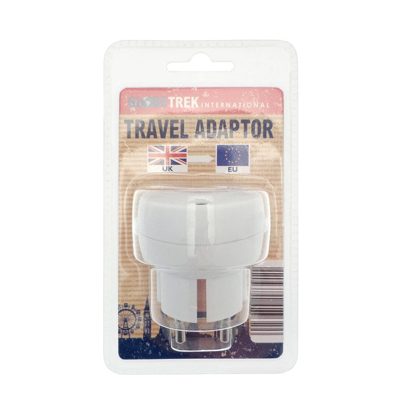 GlobeTrek Travel Adapter UK to EU